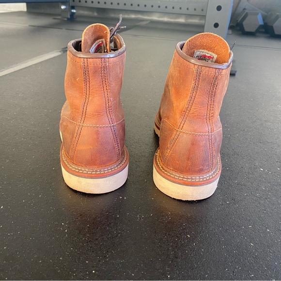 Red Wing CLASSIC MOC Boots in Copper Rough & Tough Leather 1907 - Picture 4 of 9